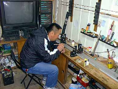 �H�[�ł̍�ƕ��i